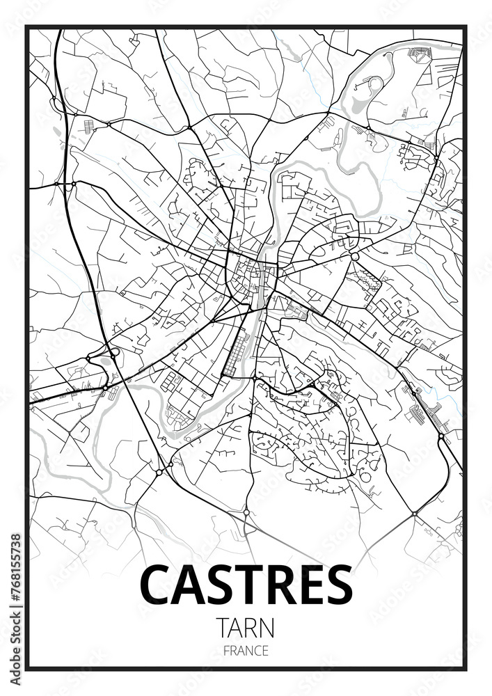 Obraz premium Castres, Tarn
