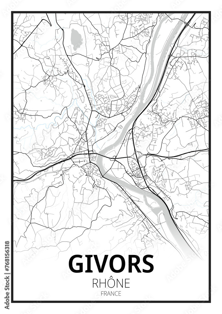 Obraz premium Givors, Rhône