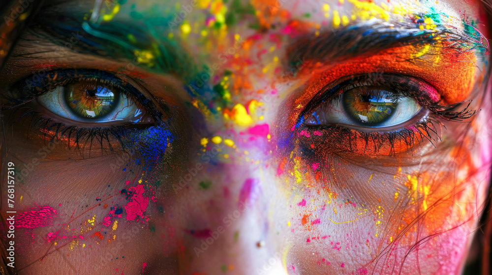 Festival of Colors - Close-Up Eyes