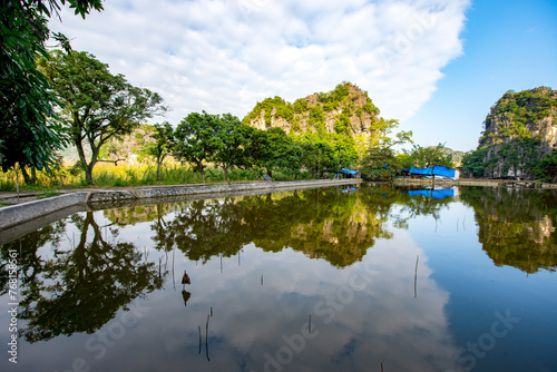 Ninh Binh Province - Vietnam. December 06  2015. South of Hanoi  Ninh Binh province is blessed with natural beauty  cultural sights and the Cuc Phuong National Park  Vietnam.