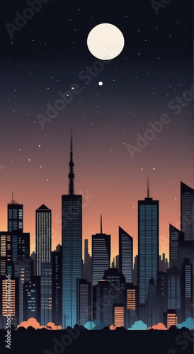 night city skyline