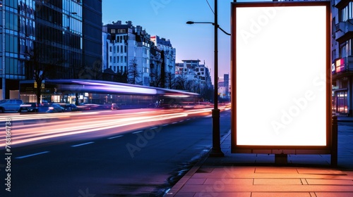 Light box, billboard light box mock up for advertising