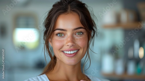 Woman Smiling