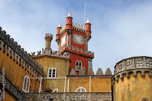 Portugal, the Pena National Palace in Sintra,