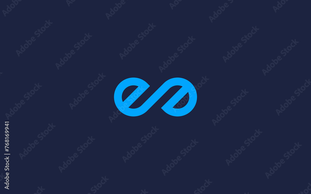 letter se with infinity logo icon design vector design template inspiration