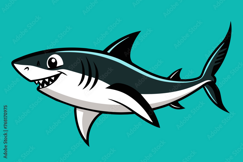 Vector Design of a Shark Vector Design of a Shark