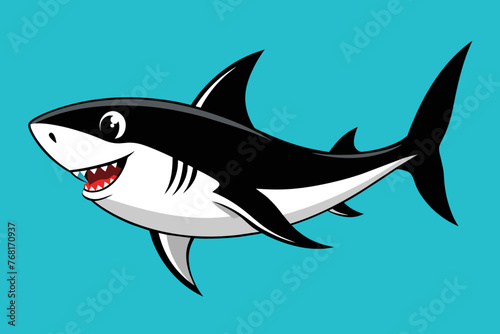 Vector Design of a Shark 