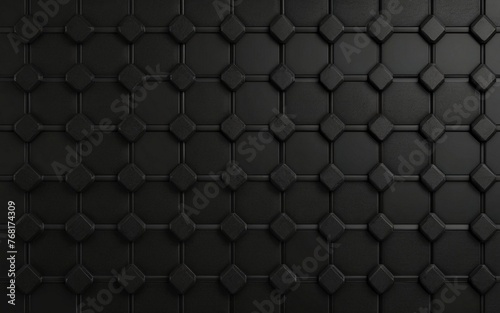 Abstract black texture background hexagon. Website, application, games template. Computer, laptop wallpaper. Design for landing © Евгения Жигалкина