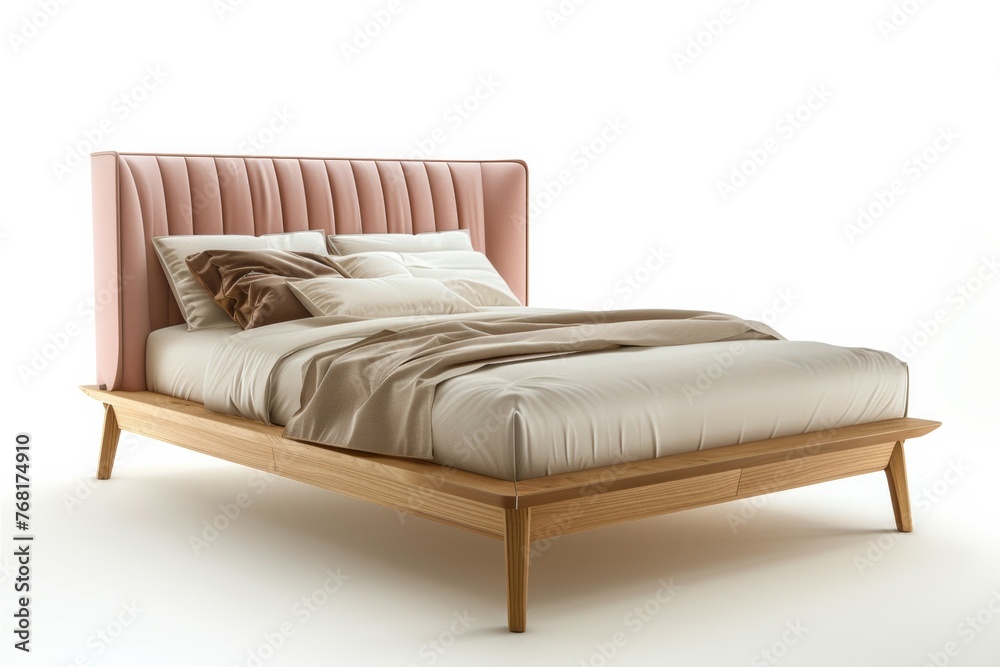 double bed isolated under the white background
double bed isolated under the white background