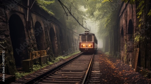 historic steam train passes through the fields