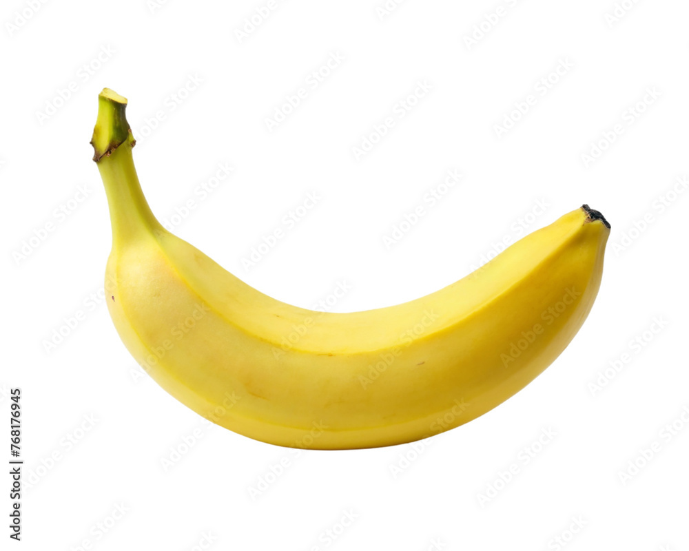 A fresh banana. isolated on transparent background. A fresh banana. isolated on transparent background.