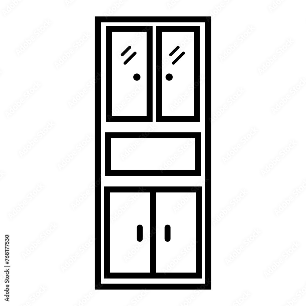 Furniture home outline icon pack Furniture home outline icon pack