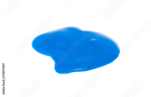 blue paint isolated