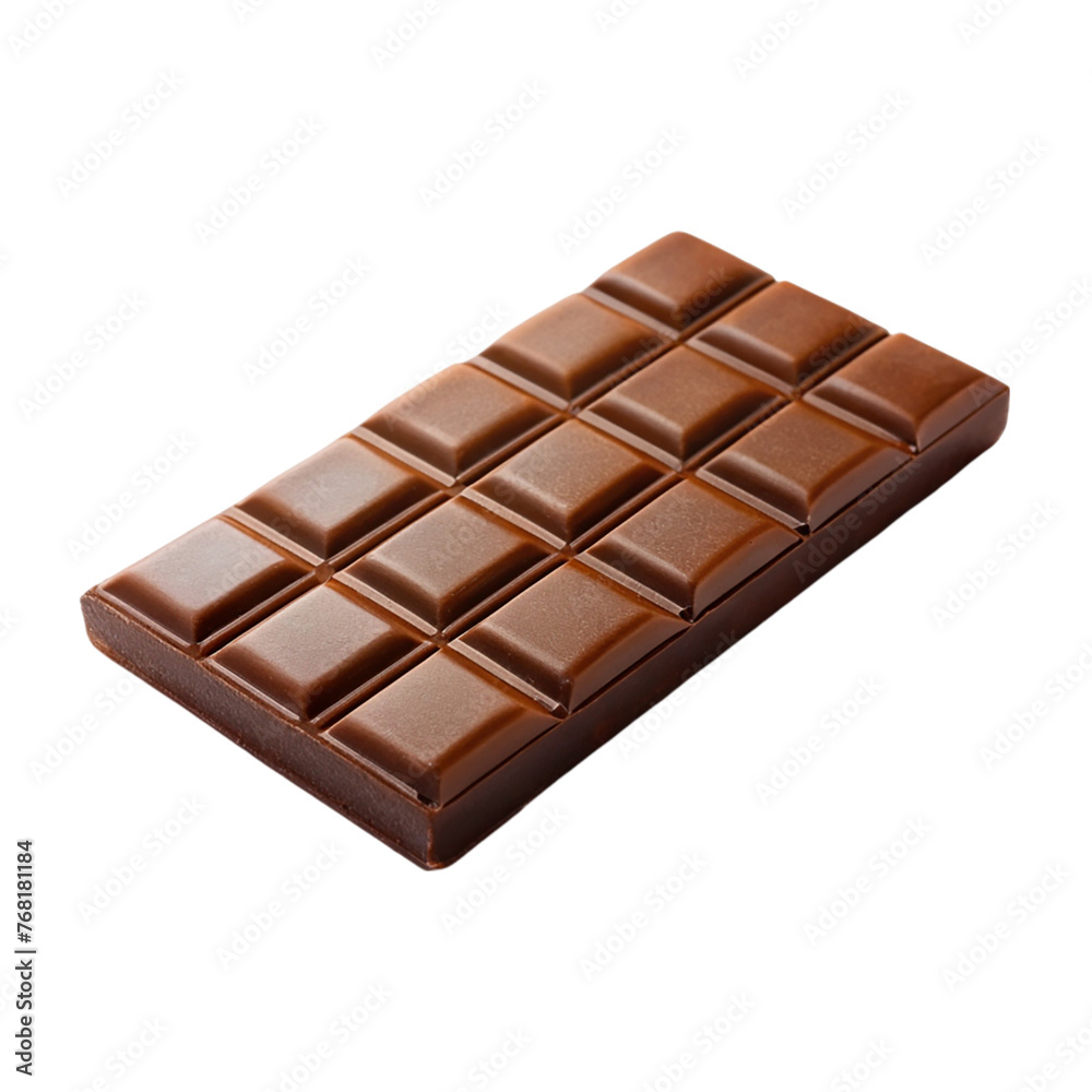 Milk chocolate bar. isolated on transparent background. Milk chocolate bar. isolated on transparent background.