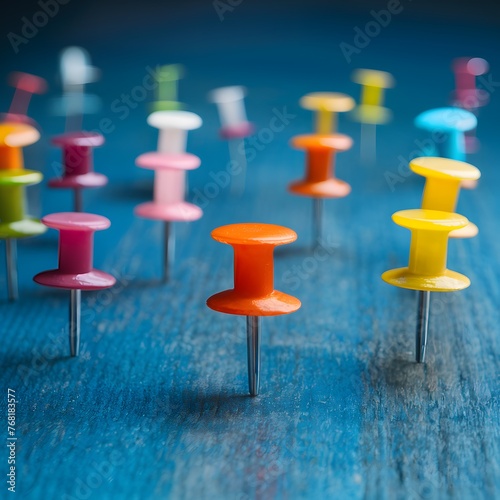 Multiple pushpins symbolize various travel destinations and experiences For Social Media Post Size