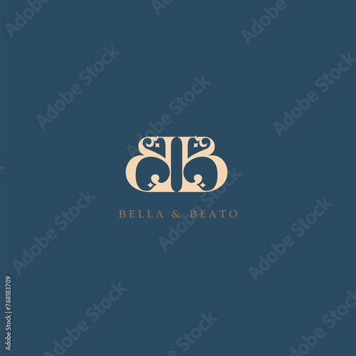 Unique letter AA logo company and icon business shaped butterfly. Vector illustration