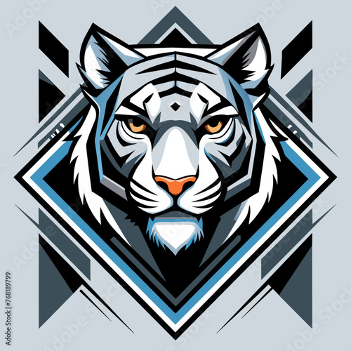 Roaring Style: Angry Tiger Face T-Shirt Designs