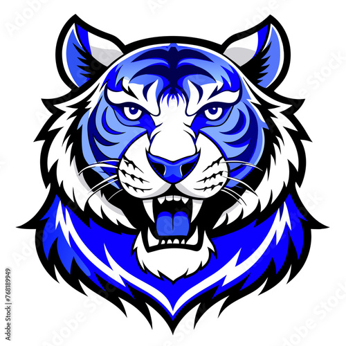 Roaring Style: Angry Tiger Face T-Shirt Designs