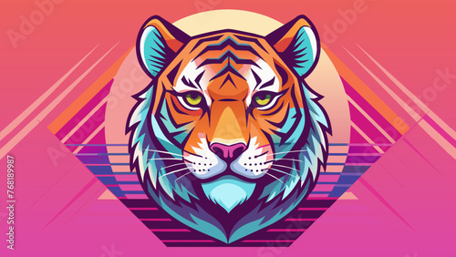 Roaring Style: Angry Tiger Face T-Shirt Designs