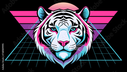 Roaring Style: Angry Tiger Face T-Shirt Designs