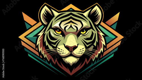 Roaring Style: Angry Tiger Face T-Shirt Designs