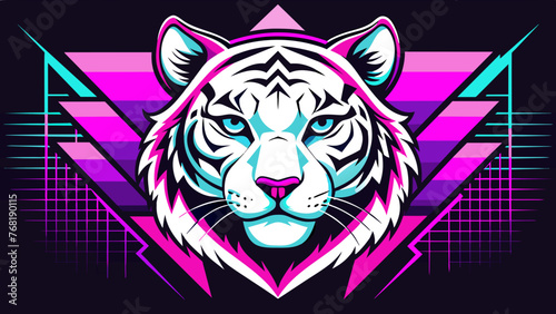 Roaring Style: Angry Tiger Face T-Shirt Designs