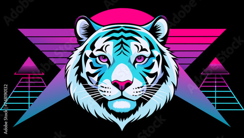 Roaring Style: Angry Tiger Face T-Shirt Designs