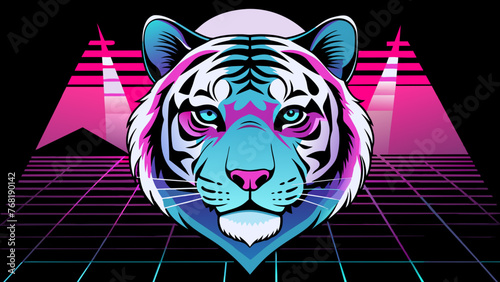 Roaring Style: Angry Tiger Face T-Shirt Designs