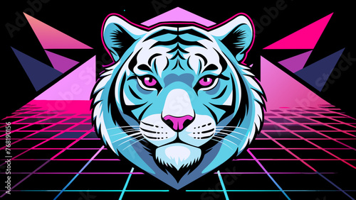 Roaring Style: Angry Tiger Face T-Shirt Designs
