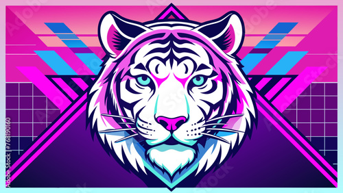 Roaring Style: Angry Tiger Face T-Shirt Designs