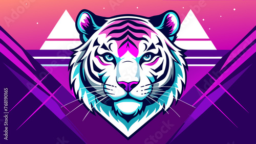 Roaring Style: Angry Tiger Face T-Shirt Designs