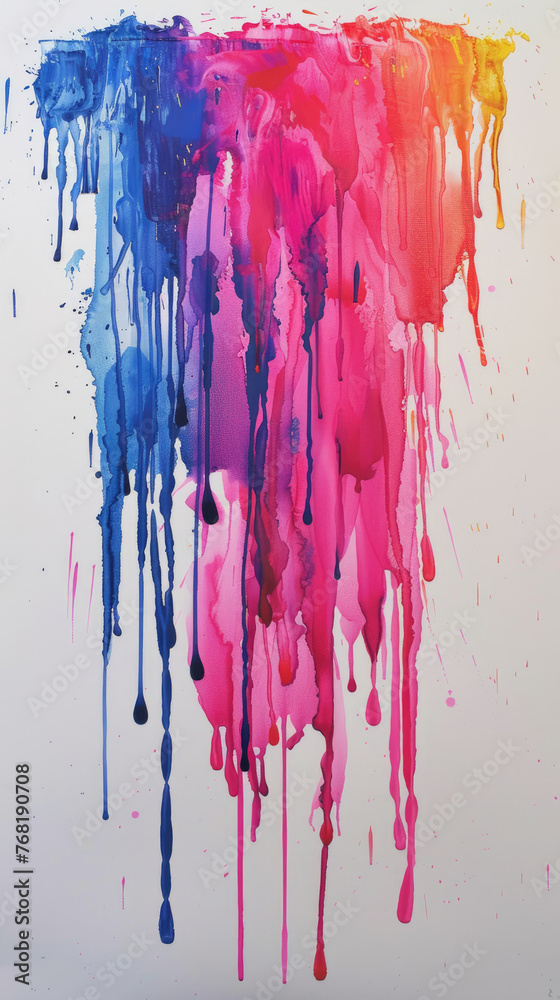 Fototapeta premium Strokes of colored paints abstract background