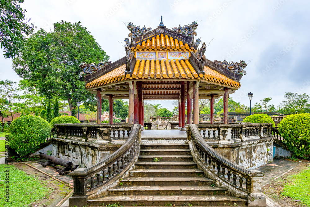 Hue - Vietnam. December 08, 2015. Imperial Enclosure Top choice historic site in Hue, Vietnam. Hue - Vietnam. December 08, 2015. Imperial Enclosure Top choice historic site in Hue, Vietnam.
