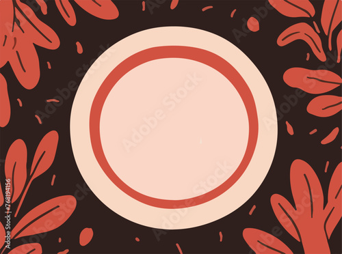 Reflecting on Resurrection and Harmony. A Vector Flat Illustration Theme for Good Friday.