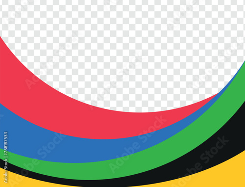 Olympic colored background. Abstract multicolored background. Vector graphics for design.