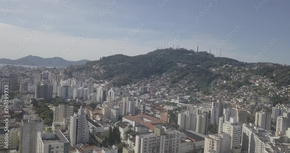 Catedral Praça XV Florianópolis Drone Floripa Câmara Vereadores Arquitetura História Cultura Religião Turismo Patrimônio Cultural Legislativo Política Administração Poder Legislação Sessões
