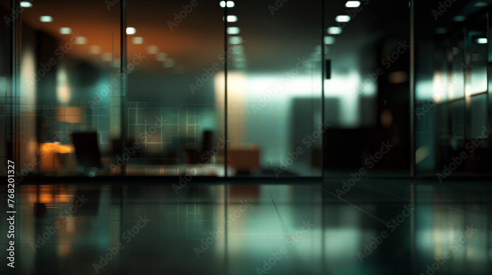 Dark Blurred Office Interior at Night
Dark Blurred Office Interior at Night
