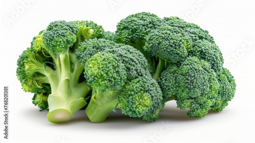 Pile of Broccoli on White Table