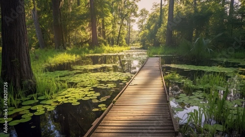 Discover serenity under the sun on Silver Springs State Park's Swamp photo