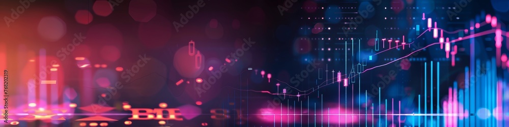 business graph background.