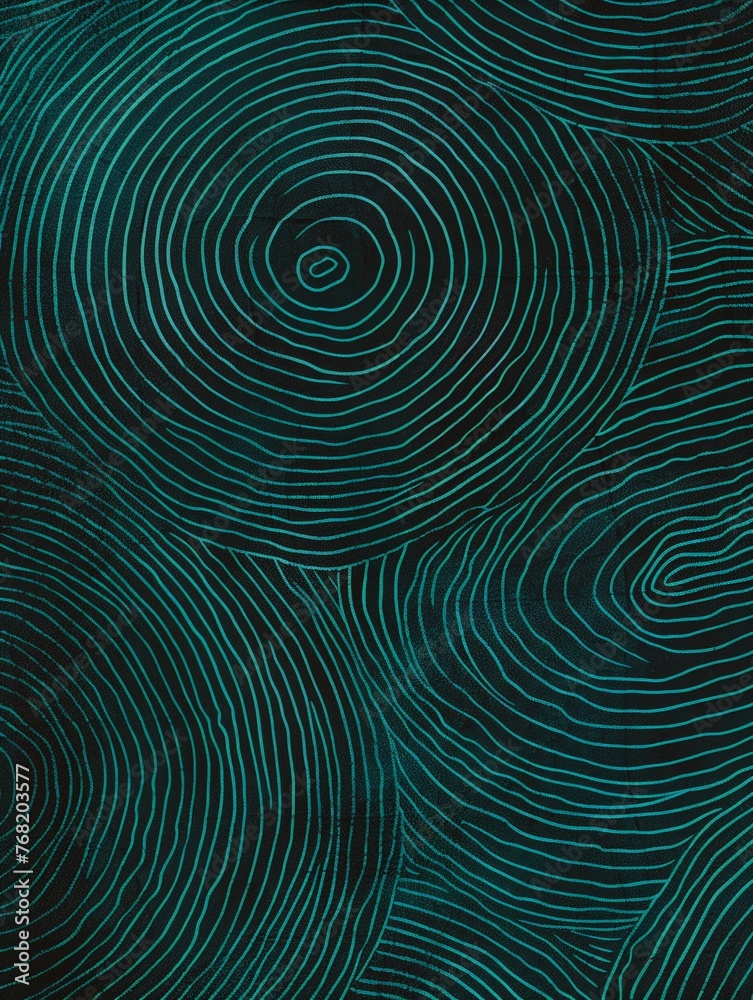 A vibrant green and black background featuring swirling patterns that create a dynamic and eye-catching visual effect
