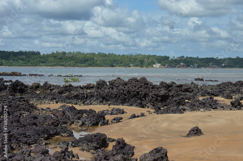 Barrier reef on Aracruz beach on the coast of Espirito Santo
 photo