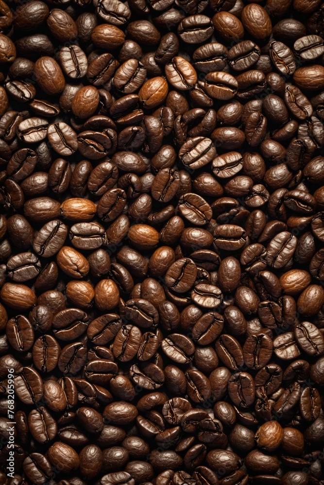 Texture of coffee beans Texture of coffee beans