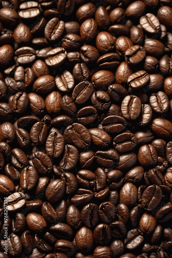 Texture of coffee beans Texture of coffee beans
