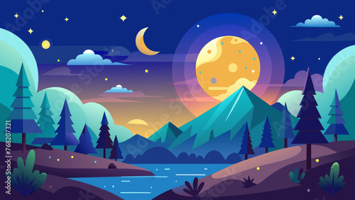 natural scenery and svg file