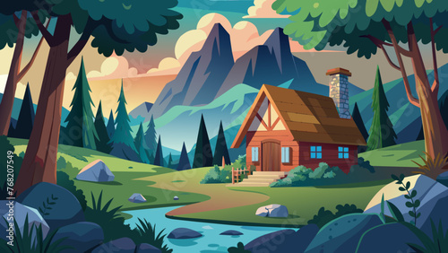 natural scenery and svg file