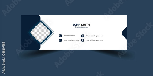 Minimal Email signature design layout