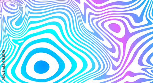 Psychedelic vortex pattern. Purple-blue background in style of the 60s, 70s for design of covers, presentations, and website elements. Disco music style