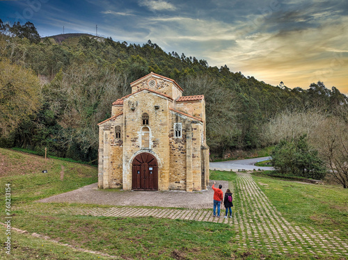 San Miguel de Lillo church, Oviedo, Asturias, Spain photo