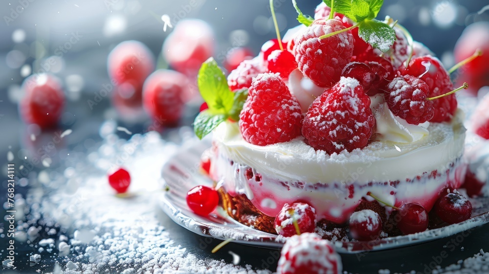 delicious berry dessert. delicious berry dessert.